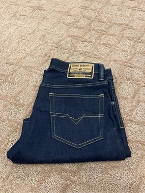 Vintage Diesel Industry “Guaranteed” Dark Wash Jeans – Men’s W34